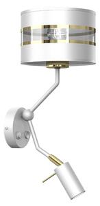 Nástěnná lampička ULTIMO 1xE27/40W/230V + 1xGU10/MR11/7W bílá