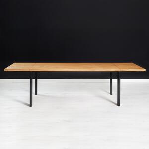 Rozkládací stůl Ramme z masivního dřeva 120x80 cm Jedno prodloužení 50 cm