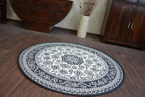Balta Kulatý koberec Sisal FLAT 48691/690 černý Rozměr: průměr 120 cm