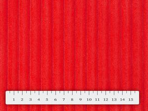Biante Dekorační povlak na polštář Minky manšestr MKM-005 Červený 40 x 40 cm
