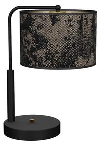 Stolní lampa SATINO 1xE27/60W/230V černá/zlatá