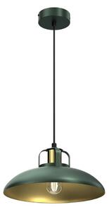 Lustr na lanku FELIX 1xE27/60W/230V zelená