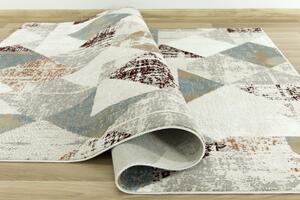 Makro Abra Moderní kusový koberec Luxess 10128 patchwork béžový Rozměr: 80x150 cm