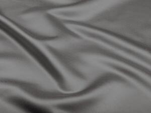 Látka polyesterový satén LUX-004 Šedohnědá - šířka 150 cm