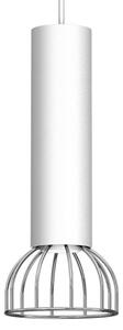 Lustr na lanku DANTE 1xGU10/25W/230V bílá/lesklý chrom