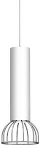 Lustr na lanku DANTE 1xGU10/25W/230V bílá/lesklý chrom
