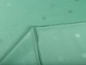 Dekorační látka PM-023 Čtverečky na světle zeleném - šířka 150 cm