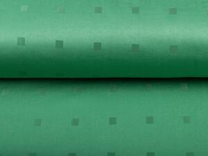 Dekorační látka PM-022 Čtverečky na zeleném - šířka 150 cm