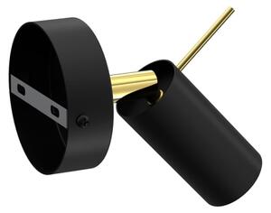 Nástěnné bodové svítidlo PRESTON 1xGU10/MR11/40W/230V černá/zlatá