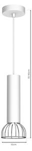 Lustr na lanku DANTE 1xGU10/25W/230V bílá/lesklý chrom
