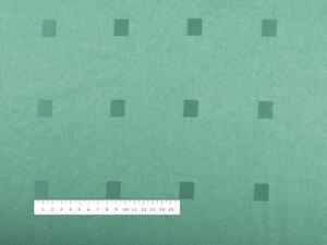 Biante Dekorační běhoun na stůl PM-023 Čtverečky na světle zeleném 20x120 cm