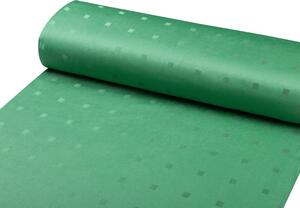 Biante Dekorační čtvercový ubrus PM-022 Čtverečky na zeleném 40x40 cm