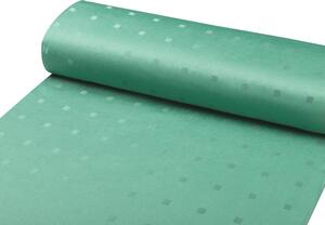 Biante Dekorační povlak na polštář s lemem PM-023 Čtverečky na světle zeleném 50 x 50 cm
