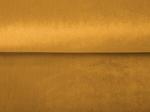 Dekorační látka Samet Velvet SV-023 Tmavě zlatá - šířka 150 cm