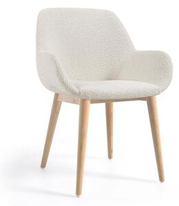 Bílá jídelní židle Konna – Kave Home