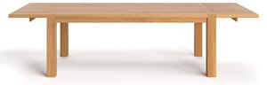 Rozkládací stůl Gustav z masivního dřeva 160x90 cm Jedno prodloužení 50 cm