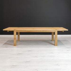 Rozkládací stůl Gustav z masivního dřeva 120x80 cm Jedno prodloužení 50 cm