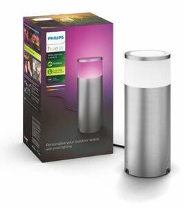 Philips HUE WACA Calla venkovní sloupkové LED svítidlo 8W 590lm 2000-6500K RGB IP65 nerezová ocel