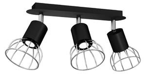 Bodové svítidlo DANTE 3xGU10/25W/230V černá/lesklý chrom