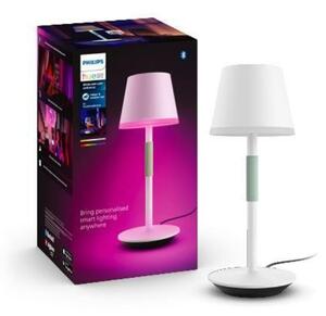 Philips HUE WACA Go venkovní stolní dotyková LED lampička 6,2W 530lm 2000-6500K RGB IP54, bílá