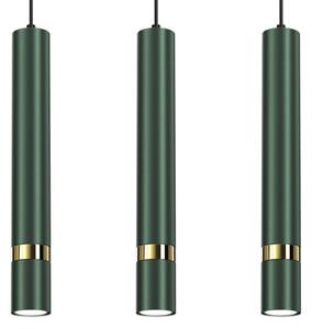 Brilagi - Lustr na lanku POKER 3xGU10/25W/230V zelená