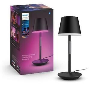 Philips HUE WACA Go venkovní stolní dotyková LED lampička 6,2W 530lm 2000-6500K RGB IP54, černá