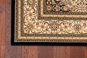 Kusový koberec Ragolle Da Vinci 57177 6223 krémový černý Rozměr: 80x150 cm