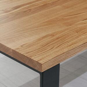 Konferenční stolek Slim ze dřeva a kovu 120x60 cm