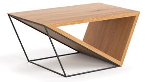 Konferenční stolek Void z masivního dřeva 100x60 cm