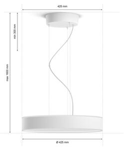 Philips - LED Stmívatelný lustr na lanku Hue ENRAVE LED/33,5W/230V bílá + DO