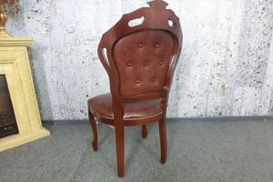 (3639) POLTRONA CASTELLO kožená zámecká židle