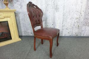(3639) POLTRONA CASTELLO kožená zámecká židle