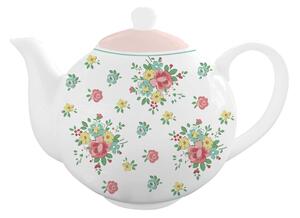Porcelánová čajová konvice bílá Abby 1000 ml (ISABELLE ROSE)