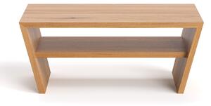 Konferenční stolek Corona z masivního dřeva 100 cm