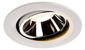 SLV BIG WHITE NUMINOS MOVE DL L vnitřní LED zápustné stropní svítidlo bílá/chrom 2700 K 20° otočné a výkyvné 1003639