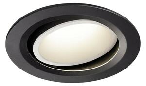 SLV BIG WHITE NUMINOS MOVE DL L vnitřní LED zápustné stropní svítidlo černá/bílá 3000 K 20° otočné a výkyvné 1003674