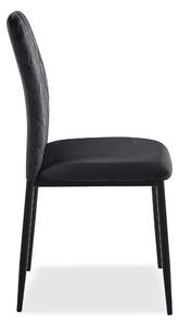 ViaDomo Via Domo - Židle Seduta - černá - 44x90x47 cm