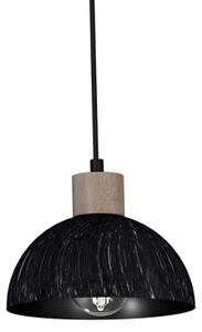 Lustr na lanku ERIK 2xE27/60W/230V hnědá/černá