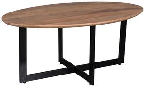 KONFERENČNÍ STOLEK, přírodní barvy, černá, dřevo, kov, 105/45/60 cm MID.YOU, Online Only