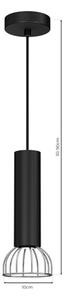 Lustr na lanku DANTE 1xGU10/25W/230V černá/lesklý chrom