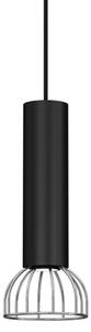 Lustr na lanku DANTE 1xGU10/25W/230V černá/lesklý chrom