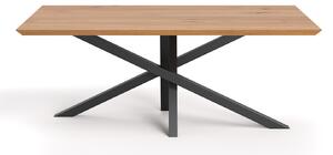 Stůl Slant z masivního dřeva 160x80 cm