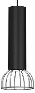 Lustr na lanku DANTE 1xGU10/25W/230V černá/lesklý chrom