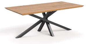 Stůl Slant z masivního dřeva 120x80 cm