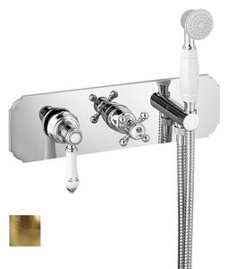 SAPHO VIENNA podomítková sprchová retro baterie s ruční sprchou, 2 výstupy, bronz VO142BR