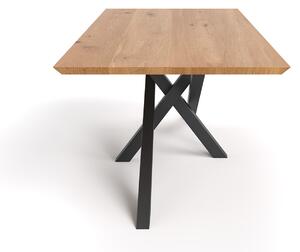 Stůl Slant z masivního dřeva 120x80 cm