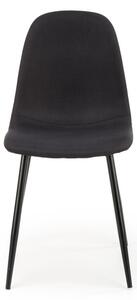 Kovová židle K449, černá