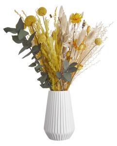 RIFFLE Váza 13,5 cm - bílá