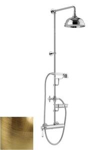 Sapho, VÍNA sprchový sloup s pák. baterií, mýdlenka, v. 1267mm, bronz, VO139BR