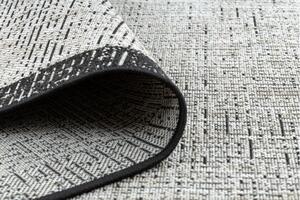 Balta Kusový koberec SISAL FLOORLUX 20401 stříbrný / černý Rozměr: 200x290 cm